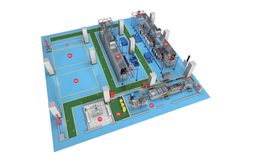 电扶梯梯级离线自动清洗设备